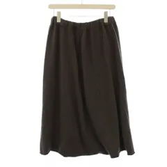 エヴァムエヴァ evam eva サルエルパンツ ウール アンゴラ チャコールグレー /BM