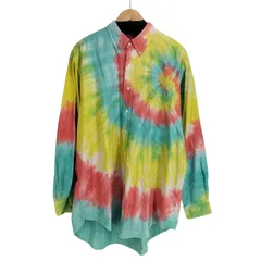 ラルフローレン RALPH LAUREN YARMOUTH スモールポニー刺繍タイダイ柄 L/S BD シャツ メンズ  17 2/1 35