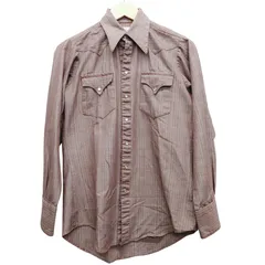 Rockmount Ranch Wear　ロックマウントランチウェア  ウエスタンシャツ ブラウン チェック 長袖 スナップボタン コットン ヴィンテージ アメカジ 古着 メンズXS カスタムフィット 美品 ロックマウント 希少のサムネイル