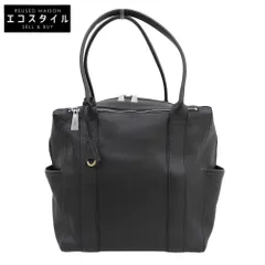 aniary アニアリ 新品同様 Shrink Leather トートバッグ メンズ ブラック 07-02006