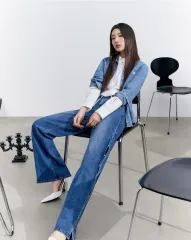 GUESS スジ デニム シャツ