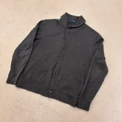 ポロラルフローレン チャコール ポニー ショール カーディガン