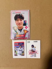 孫孫寶（ソン・ソンビン）トレカ + ティブティブシール ロッテ・ジャイアンツ Seven ELEVEN