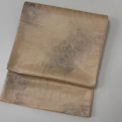 袋帯 正絹 引箔 幾何学 美しいデザイン 六通 MA-5569