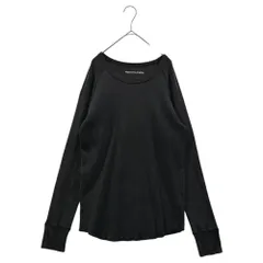 RIPVANWINKLE(リップヴァンウィンクル) 00's L/S rib knit top 長袖 リブ カットソー 4(XL程度) ブラック BORO ヴィンテージのサムネイル