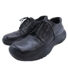 プラダ PRADA 厚底 レザー スニーカー ブラック 37 ■GY62のサムネイル