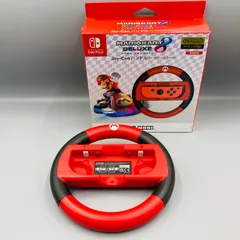 【箱付き】HORI Nintendo Switch マリオカート8 デラックス Joy-Conハンドル レッド NSW-054 赤 GC2