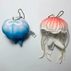 【まとめ売り】 クオリア クラゲのぬいぐるみ アカクラゲ ミズクラゲ 2点セット