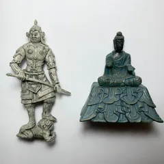 【まとめ売り】 和の心 仏像コレクション 釈迦如来坐像 持国天像 ノーマルタイプ エポック社 2点セット