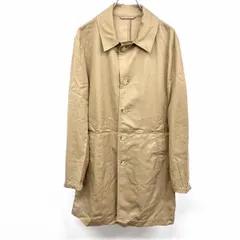【中古】[印象B] STUDIOUS ステュディオス ステンカラーコート レディース 2 ブラウンカーキ系 リヨセル×綿 薄手 ボタン留め 裏地無し 無地 長袖のサムネイル