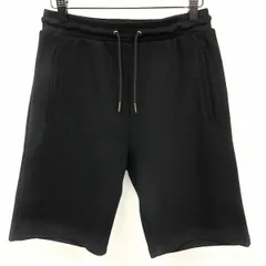 古着 ザラ ZARA テーパードショーツ ショートパンツ イージーパンツ ウエストにゴムと紐 ポリエステル×綿×ポリウレタン M ブラック レディース