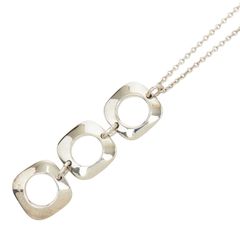 ティファニー Tiffany ネックレス トリプル スクエア クッション 3連