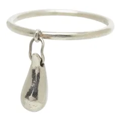 ティファニー エルサペレッティ ティアドロップ リング 指輪 SV925 シルバー レディース TIFFANY&Co.【1-0260593】