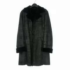 ランバン LANVIN COLLECTION ムートンコート ジャケット 長袖 48 ブラック 黒 LA-Y3*-78748 国内正規のサムネイル