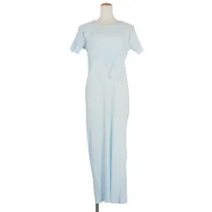 コトハヨコザワ todo kotohayokozawa 25SS PEEPHOLE BACK SHORT SLEEVE DRESS ピープホール バック カット ワンピース ドレス S ライトブルー