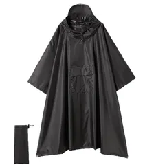 【新品】 [Moli&Hani] メンズ レインコート 自転車 レインポンチョ レディース レインウェア 防水 帽子 軽量 多機能 耐久性 雨具 カッパ 通勤 通学 梅雨 収納袋付き 1