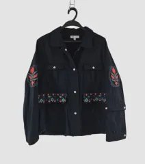 ザラ TRF レディース 刺繍 ジャケット