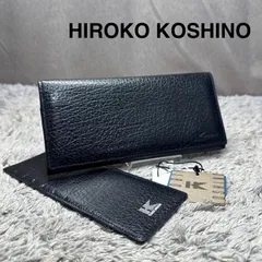 美品 HIROKO KOSHINO ヒロココシノ レザー 長財布 取り外し可能カードケースのサムネイル