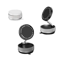 【新品】 スマホホルダー車マグネット式 360度回転 真空吸盤 強力固定 落下防止 ダッシュボード取付 片手操作 簡単取り付け iPhone/Android対応 ブラック 0