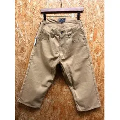【新品】[印象N] ILL'S イルズ メンズ M サンドブラウン・ベージュカーキ系 綿×ポリエステル カツラギクロップドパンツ 無地 テーパード ジップフライ