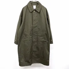 【中古】[印象AB] SEVENDAYS=SUNDAY セブンデイズサンデイ ステンカラーコート メンズ S グリーンカーキ 綿100% 内ポケット無し ボタン留め フライフロント 裏地付 無地 長袖のサムネイル
