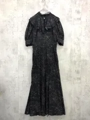 rienda リエンダ ビッグカラー マーメイド ワンピース sizeS/黒 ■◆ レディース