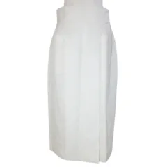 ハーディエイミス HARDY AMIES BOUTIQUE タグ付き ロングスカート タイト リネン混 11 L相当 白 ホワイト /Xのサムネイル