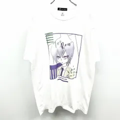【新品】[印象N] arma bianca アルマビアンカ Tシャツ メンズ XL 白 綿100% SHAMAN KING アニメ シャーマンキング 道蓮 タオレン lette-graph 半袖のサムネイル
