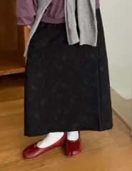 フラワー ロング丈スカート