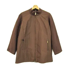 ダックス スタンドカラージャケット ジャンパー アウター レディース 13ARサイズ ブラウン DAKS 【中古】のサムネイル