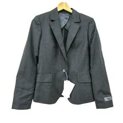 スーツカンパニー テーラードジャケット REDA チェック柄 アウター レディース 40サイズ グレー×ネイビー THE SUIT COMPANY She