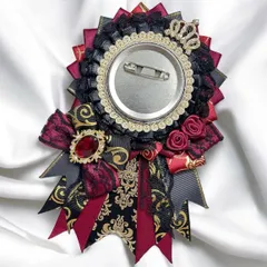 痛ロゼット 痛バッグ 推し活 赤