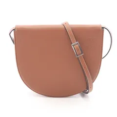 ✨ほぼ未使用✨ LOEWE ロエベ ヒールポーチ　ショルダーバッグ　ブラウン ロエベ LOEWE ヒールポーチ スモール ブラウン ミニショルダーバッグ