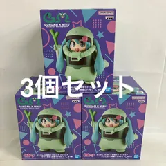 未開封 初音ミク ガンダム45周年×初音ミク ザクぐるみ 初音ミク フィギュア 3個セット SF4286 c107
