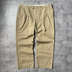 1980's "L.L.Bean" 2tuck Chino Pants made in USA / 80年代 "エルエルビーン" 2タック チノパンツ アメリカ製のサムネイル