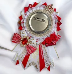 痛ロゼット 痛バッグ 推し活 赤