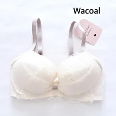 【新品】Wacoal   リボンブラ　2024年製　ブラジャー　E65   アイボリー　送料込み  6463919