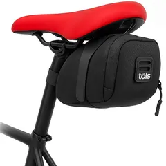 【新品】 TOLS LEXIA サドルバッグ 自転車用 バッグ 自転車 サドル ベルクロ固定 サイクリング ロードバイク 小物収納 0.45L 0のサムネイル