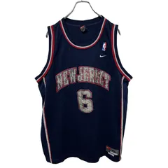 【NIKE】 NBA New Jersey Nets Basketball Shirts MARTIN ニュージャージーネッツ ゲームシャツ S-5291