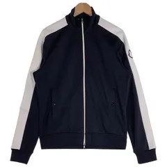 MONCLER モンクレール ZIP UP CARDIGAN ジップアップ カーディガン トラック ジャケット ブラック ホワイト 54024212UFQW Size M