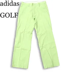 adidas GOLF アディダス ゴルフ 通年 ロゴ刺繍★ ストレッチ スラックス パンツ Sz.79 メンズ グリーン系のサムネイル