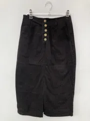 ems excite エムズエキサイト ロングスカート M ブラック