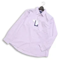 【新品 未使用】 CRU DESIGNS クリューデザインズ 通年 刺繍★ 長袖 オーバーサイズ ストライプ シャツ Sz.L メンズ