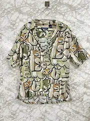 Duke Kahanamoku デュークカハナモク Button Up Short Sleeve Hawaiian Surfing Floral Hawaiian Aloha アロハシャツ アメリカ製 Made in Hawaii◆Size Mのサムネイル