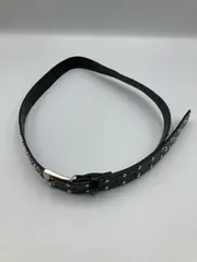 ベルト ブラック 合成皮革/人工皮革 メタル