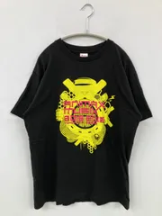 Printstar プリントスター Tシャツ/カットソー L ブラック 前面プリント バックプリント ミドル丈 半袖 クルーネック(丸首)