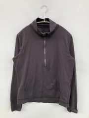 HYS SHOP その他トップス L グレー ナイロン 無地 ミドル丈