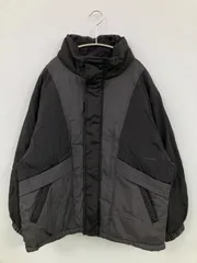 niko and ... ニコアンド ダウンジャケット/コート M ブラック ナイロン 無地 ワンポイント ショート丈 フードなし ジップアップ