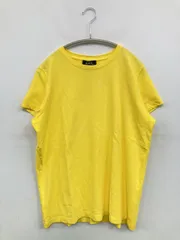 A.P.C. アーペーセー Tシャツ/カットソー S イエロー 無地 ミドル丈 半袖 クルーネック(丸首)