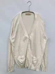 CAMPURE キャンピュア カーディガン/ボレロ XXL アイボリー コットン 無地 ミドル丈 長袖